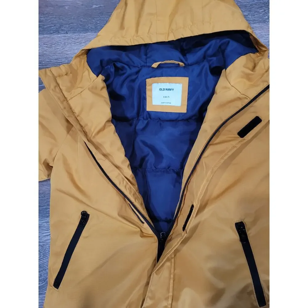 Old‎ Navy Kids Warm Winter Hooded Jacket size Small 6-7 #6